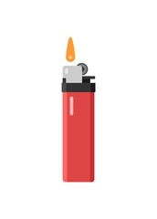 Gas matches. Simple flat illustration.