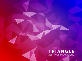 Vector of modern abstract triangular background - Vector