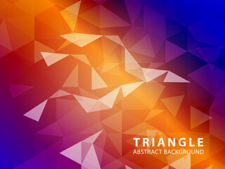 Vector of modern abstract triangular background - Vector