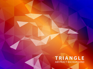 Vector of modern abstract triangular background - Vector