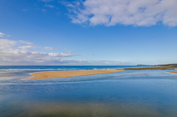 A cloud covered winters morning at Tuross Head