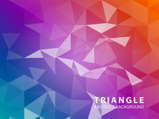 Vector of modern abstract triangular background - Vector