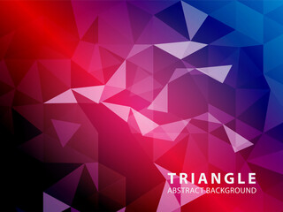 Vector of modern abstract triangular background - Vector