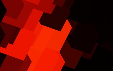 Dark Red vector backdrop with rhombus.