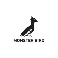 Monster Bird Logo Animal