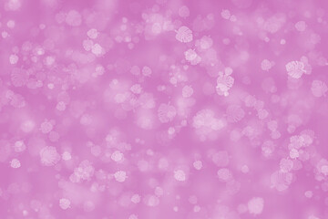 abstract background on pink-purple coloured with bokeh leaf pattern.