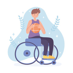 cute boy in wheelchair