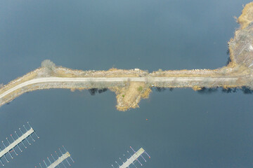 flight over the clouds