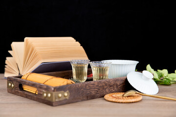 Leisure tea time, leisurely afternoon tea