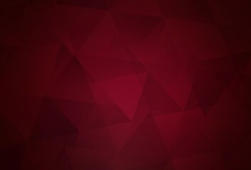Obraz premium Dark Purple vector abstract mosaic background.