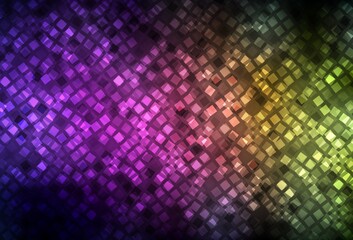 Obraz premium Dark Pink, Yellow vector background in polygonal style.