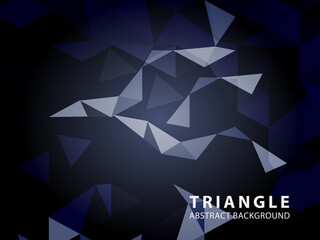 Obraz premium Vector of modern abstract triangular background - Vector