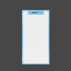 Light Blue smartphone cellphone Illustration icon