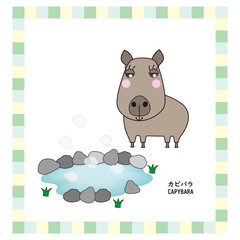 かわいい動物シリーズ　カピバラ