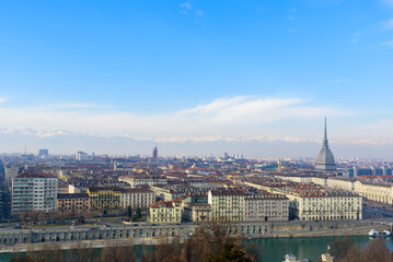Naklejka premium Turin cityscape
