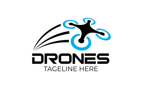 Illustration graphic vector future of drone technology logo design template