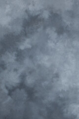 Grey cloud hand-painted background texture