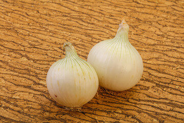 White ripe sweet onion vegetable