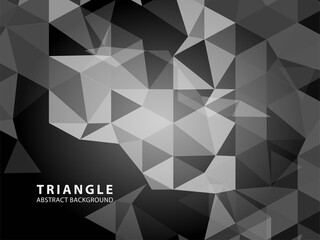 Fototapeta premium Vector of modern abstract triangular background - Vector