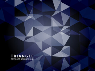 Vector of modern abstract triangular background - Vector