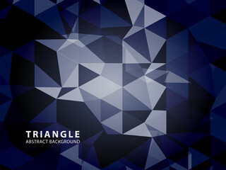 Obraz premium Vector of modern abstract triangular background - Vector