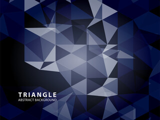 Obraz premium Vector of modern abstract triangular background - Vector