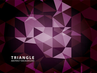 Vector of modern abstract triangular background - Vector
