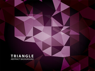 Fototapeta premium Vector of modern abstract triangular background - Vector