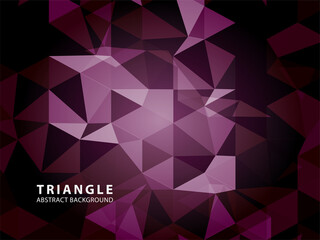 Vector of modern abstract triangular background - Vector