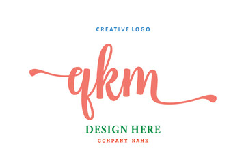 QKM lettering logo is simple, easy to understand and authoritative