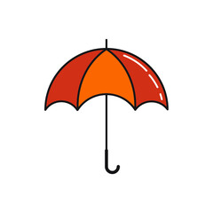 umbrella icons symbol vector elements for infographic web