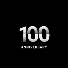 100 Years Anniversary Celebration Vector Template Design Illustration