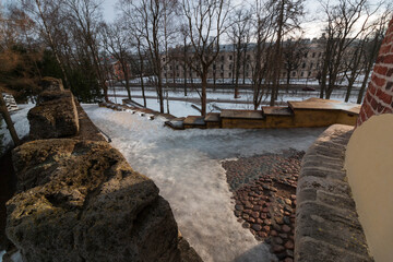 park in the city of pushkin