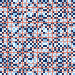 Fototapeta premium Abstract Geometric Pattern generative computational art illustration