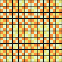 Abstract Geometric Pattern generative computational art illustration