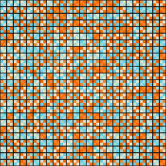 Fototapeta premium Abstract Geometric Pattern generative computational art illustration