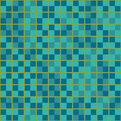 Abstract Geometric Pattern generative computational art illustration