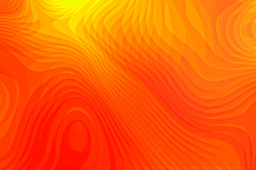 Abstract red and orange color curve background