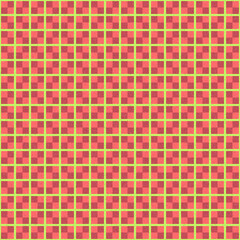 Fototapeta premium Abstract Geometric Pattern generative computational art illustration