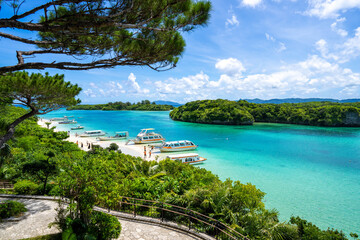 沖縄県石垣島の海がある風景 Ishigaki Okinawa