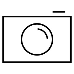 camera line icon