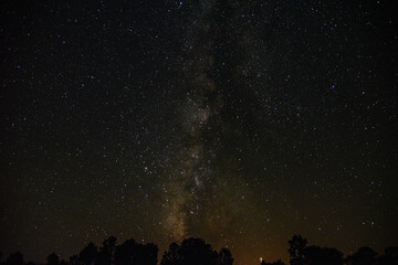 Zion national park summer night