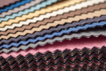 fabric color samples swatch book