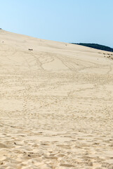 The Dune of Pilat, the tallest sand dune in Europe. La Teste-de-Buch, Arcachon Bay, Aquitaine, France