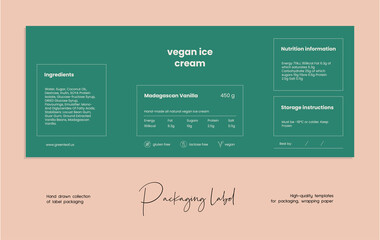 Hand drawn line art food vector packaging label design template. Boho style illustration of elegant signs and badges for cafe, restaurant, food and drinks products.
