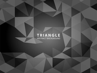 Fototapeta premium Vector of modern abstract triangular background - Vector