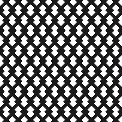 Seamless pattern with black line rhombus. Ethnic symmetric background. modern pattern.
