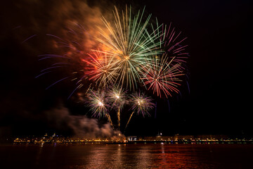 Feu d'artifices 14 juillet Bordeaux Fête nationale 