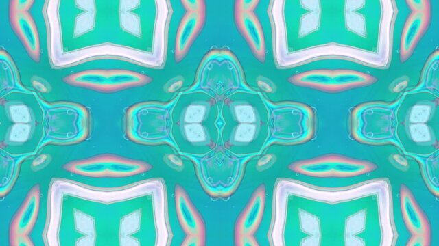 Symmetrical abstract blue patterned background.