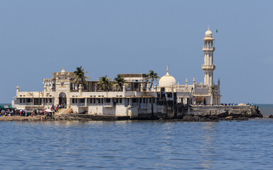 Haji Ali Mosque in Mumbai, Maharashtra, India